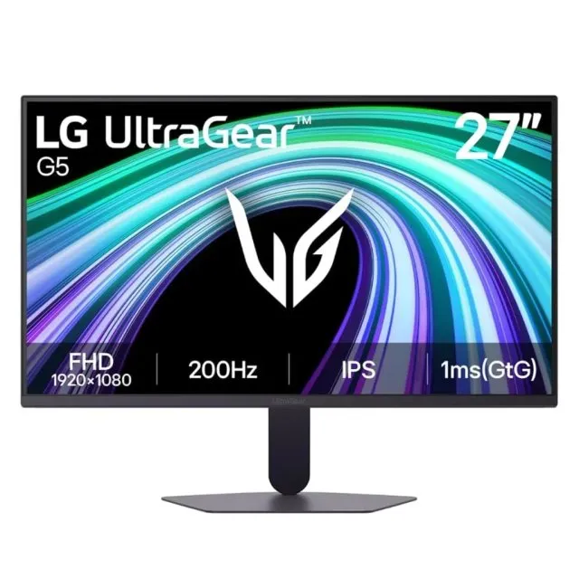 Monitor LG UltraGear  G5 27 Pol. IPS, 200 Hz, 1ms (GtG), Full HD , HDR10, G-SYNC , FreeSync,Novo, Lacrado