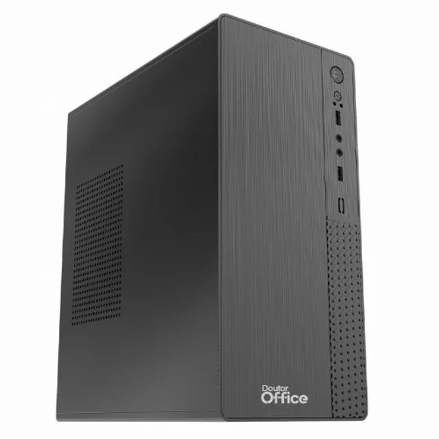 Gabinete Dr. Office, Mini Tower, M-ATX, Sem Fonte, Sem Fans, Preto, Novo, Lacrado